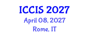 International Conference on Cryptography and Information Security (ICCIS) April 08, 2027 - Rome, Italy