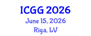 International Conference on Geology and Geophysics (ICGG) June 15, 2026 - Riga, Latvia