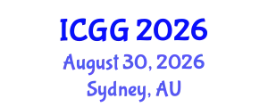 International Conference on Geology and Geophysics (ICGG) August 30, 2026 - Sydney, Australia