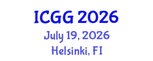 International Conference on Geology and Geophysics (ICGG) July 19, 2026 - Helsinki, Finland