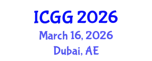 International Conference on Geology and Geophysics (ICGG) March 16, 2026 - Dubai, United Arab Emirates
