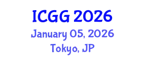 International Conference on Geology and Geophysics (ICGG) January 05, 2026 - Tokyo, Japan