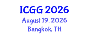 International Conference on Geology and Geophysics (ICGG) August 19, 2026 - Bangkok, Thailand