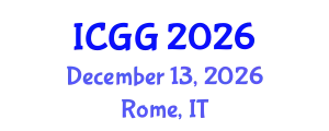International Conference on Geology and Geophysics (ICGG) December 13, 2026 - Rome, Italy