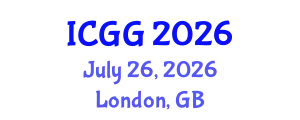 International Conference on Geology and Geophysics (ICGG) July 26, 2026 - London, United Kingdom