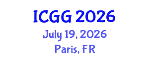 International Conference on Geology and Geophysics (ICGG) July 19, 2026 - Paris, France