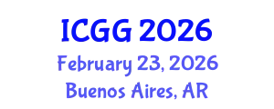 International Conference on Geology and Geophysics (ICGG) February 23, 2026 - Buenos Aires, Argentina