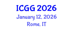 International Conference on Geology and Geophysics (ICGG) January 12, 2026 - Rome, Italy