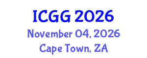 International Conference on Geology and Geophysics (ICGG) November 04, 2026 - Cape Town, South Africa