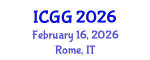 International Conference on Geology and Geophysics (ICGG) February 16, 2026 - Rome, Italy