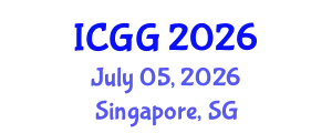 International Conference on Geology and Geophysics (ICGG) July 05, 2026 - Singapore, Singapore