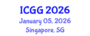 International Conference on Geology and Geophysics (ICGG) January 05, 2026 - Singapore, Singapore
