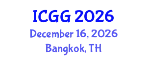 International Conference on Geology and Geophysics (ICGG) December 16, 2026 - Bangkok, Thailand
