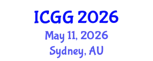 International Conference on Geology and Geophysics (ICGG) May 11, 2026 - Sydney, Australia