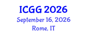 International Conference on Geology and Geophysics (ICGG) September 16, 2026 - Rome, Italy