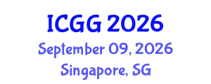 International Conference on Geology and Geophysics (ICGG) September 09, 2026 - Singapore, Singapore
