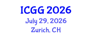 International Conference on Geology and Geophysics (ICGG) July 29, 2026 - Zurich, Switzerland