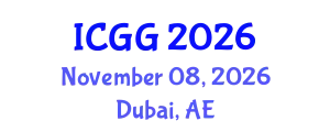 International Conference on Geology and Geophysics (ICGG) November 08, 2026 - Dubai, United Arab Emirates