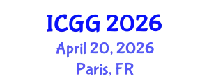 International Conference on Geology and Geophysics (ICGG) April 20, 2026 - Paris, France