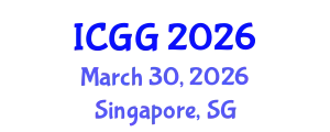 International Conference on Geology and Geophysics (ICGG) March 30, 2026 - Singapore, Singapore