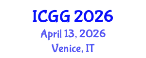 International Conference on Geology and Geophysics (ICGG) April 13, 2026 - Venice, Italy