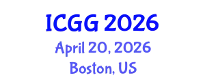 International Conference on Geology and Geophysics (ICGG) April 20, 2026 - Boston, United States