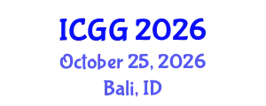 International Conference on Geology and Geophysics (ICGG) October 25, 2026 - Bali, Indonesia