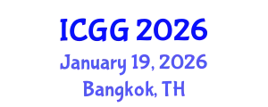 International Conference on Geology and Geophysics (ICGG) January 19, 2026 - Bangkok, Thailand