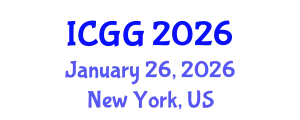 International Conference on Geology and Geophysics (ICGG) January 26, 2026 - New York, United States