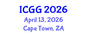 International Conference on Geology and Geophysics (ICGG) April 13, 2026 - Cape Town, South Africa