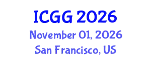 International Conference on Geology and Geophysics (ICGG) November 01, 2026 - San Francisco, United States