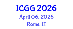 International Conference on Geology and Geophysics (ICGG) April 06, 2026 - Rome, Italy