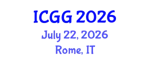 International Conference on Geology and Geophysics (ICGG) July 22, 2026 - Rome, Italy