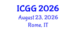 International Conference on Geology and Geophysics (ICGG) August 23, 2026 - Rome, Italy