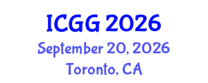 International Conference on Geology and Geophysics (ICGG) September 20, 2026 - Toronto, Canada