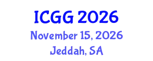 International Conference on Geology and Geophysics (ICGG) November 15, 2026 - Jeddah, Saudi Arabia