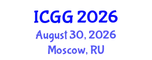 International Conference on Geology and Geophysics (ICGG) August 30, 2026 - Moscow, Russia