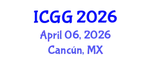 International Conference on Geology and Geophysics (ICGG) April 06, 2026 - Cancún, Mexico