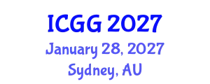 International Conference on Geology and Geophysics (ICGG) January 28, 2027 - Sydney, Australia