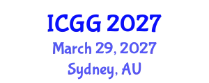 International Conference on Geology and Geophysics (ICGG) March 29, 2027 - Sydney, Australia