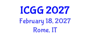 International Conference on Geology and Geophysics (ICGG) February 18, 2027 - Rome, Italy