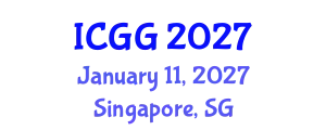 International Conference on Geology and Geophysics (ICGG) January 11, 2027 - Singapore, Singapore