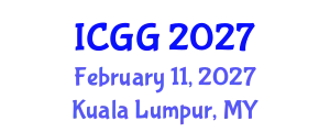 International Conference on Geology and Geophysics (ICGG) February 11, 2027 - Kuala Lumpur, Malaysia