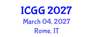 International Conference on Geology and Geophysics (ICGG) March 04, 2027 - Rome, Italy