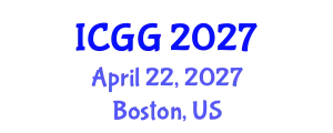 International Conference on Geology and Geophysics (ICGG) April 22, 2027 - Boston, United States