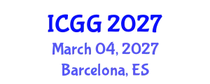 International Conference on Geology and Geophysics (ICGG) March 04, 2027 - Barcelona, Spain
