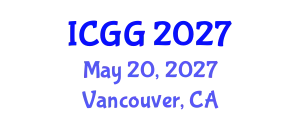 International Conference on Geology and Geophysics (ICGG) May 20, 2027 - Vancouver, Canada