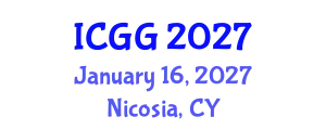International Conference on Geology and Geophysics (ICGG) January 16, 2027 - Nicosia, Cyprus