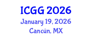 International Conference on Geology and Geophysics (ICGG) January 19, 2026 - Cancún, Mexico