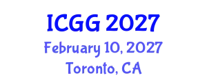 International Conference on Geology and Geophysics (ICGG) February 10, 2027 - Toronto, Canada